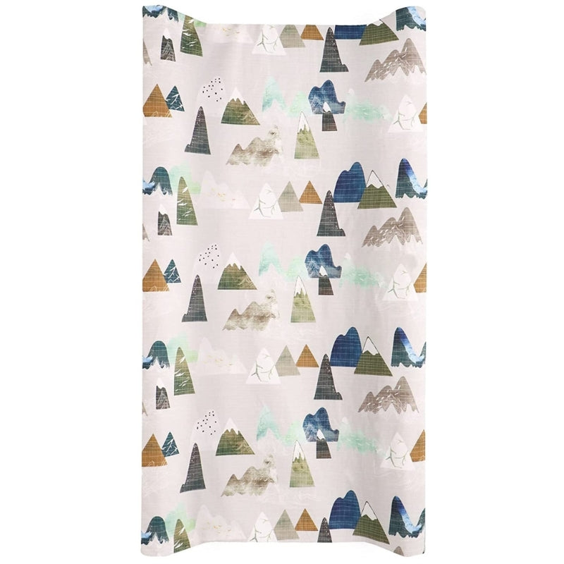 Changing Pad Cover Unisex Diaper Change Table Sheet for Baby Boys and Girls Fit 34''x16" Contoured Pad Cradle Sheets