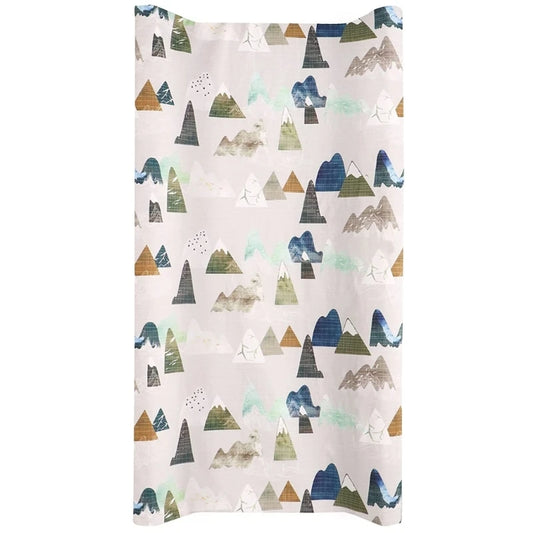 Changing Pad Cover Unisex Diaper Change Table Sheet for Baby Boys and Girls Fit 34''x16" Contoured Pad Cradle Sheets
