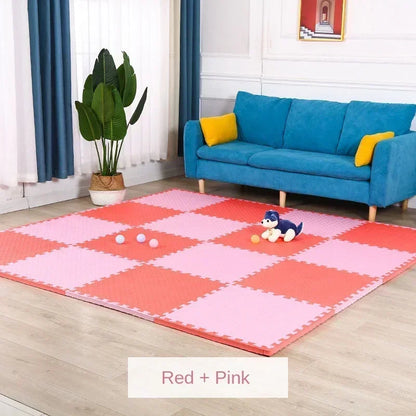 30×30x1.0cm Anti-slip Thickening Puzzle Mat Carpet for Baby Children's Room Game Playing Activity & Livingroom & Bedroom