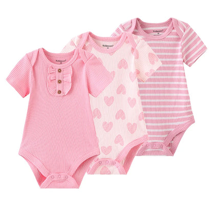 Body côtelé en coton pour nouveau-né, vêtements pour bébé garçon et fille de 0 à 12 mois