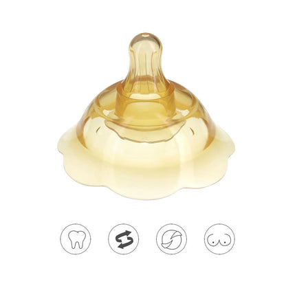 1 protège-tétons en silicone pour allaiter, protège-tétons portable anti-débordement