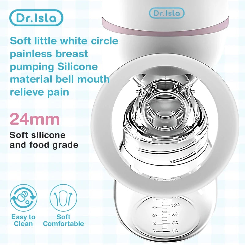 Tire-lait électrique automatique, rechargeable par USB, portable, silencieux, puissant, sans BPA
