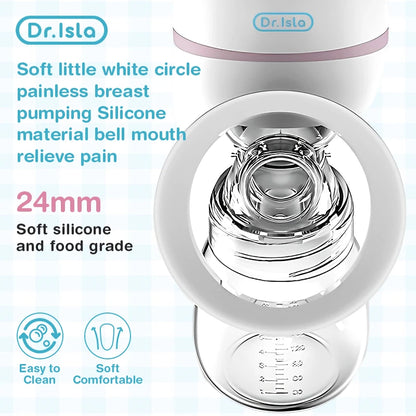 Tire-lait électrique automatique, rechargeable par USB, portable, silencieux, puissant, sans BPA