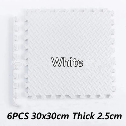 Tatame Baby Play Mat Thick 25mm Baby Activity Gym Play Mats 6PCS 30x30cm Play Mats for Baby Mat Tatames Kids Carpet Puzzle Mat