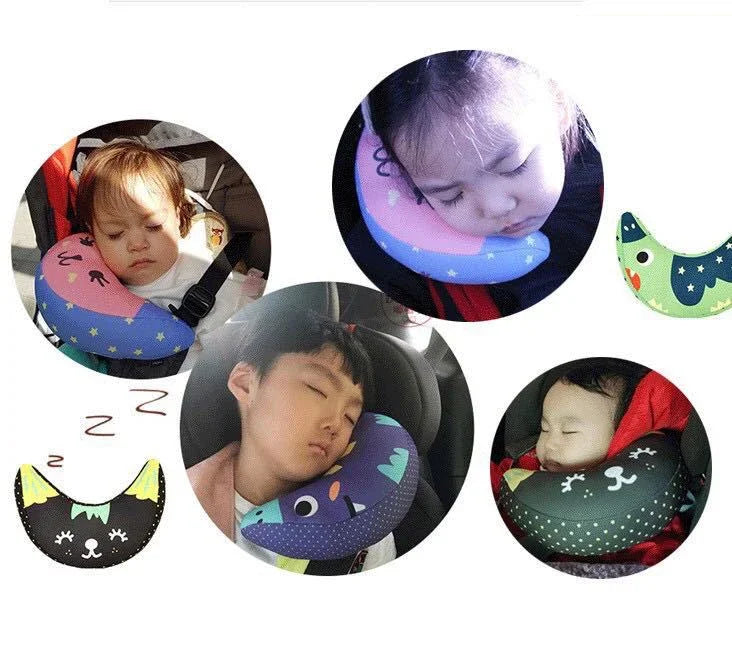Baby Car Seat Pillow Safety Headrest Shoulder Support Pad Baby Stroller Cushion Head Protection For Kid Children Car Neck Pillow