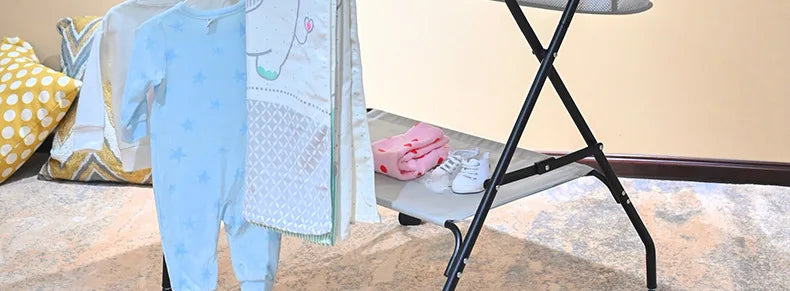 Multi-functional Baby Care Table, Newborn Baby Touch Table, Baby Diaper Changing Portable, Foldable Washable Bath Stand