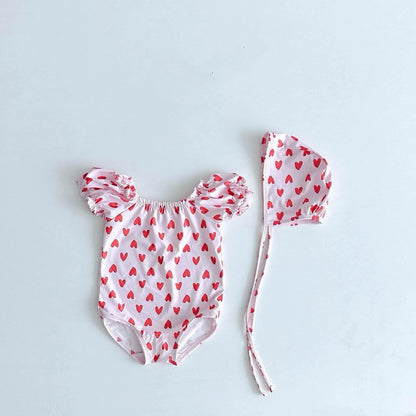 Maillot de bain pour bébé, modèle 6314, combinaison d'été coréenne pour nourrissons, vêtements de natation avec chapeau, style escalade en bord de mer, 2025