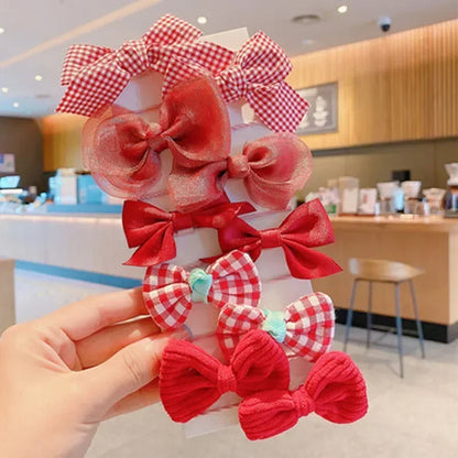 10Pcs/Set New Baby Girl Cute Colors Flower Hair Bands Ponytail Holder Chilren Soft Scrunchies Rubber Kid Hair Accessories