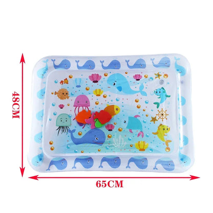 Baby Water Play Mat Inflatable Cushion PVC Infant Tummy Time Toddler Water Pad for Kids Early Education Developing Toys Gift