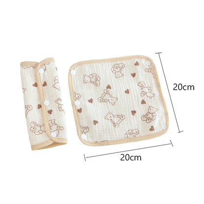 Baby Safety Belt Accessories Soft Cushion Shoulder Strap Cover Baby Waist Stool Drooling Bib Baby Strap Bib