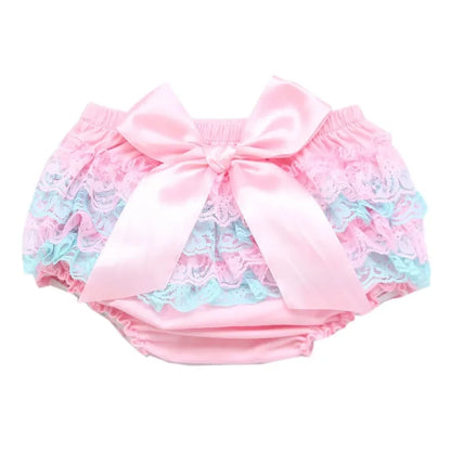 Culotte à volants pour tout-petits, sous-vêtements pour filles, slips pour bébés, tissu en coton, dentelle, couvre-couche papillon, pantalon à volants pour bébé, culotte