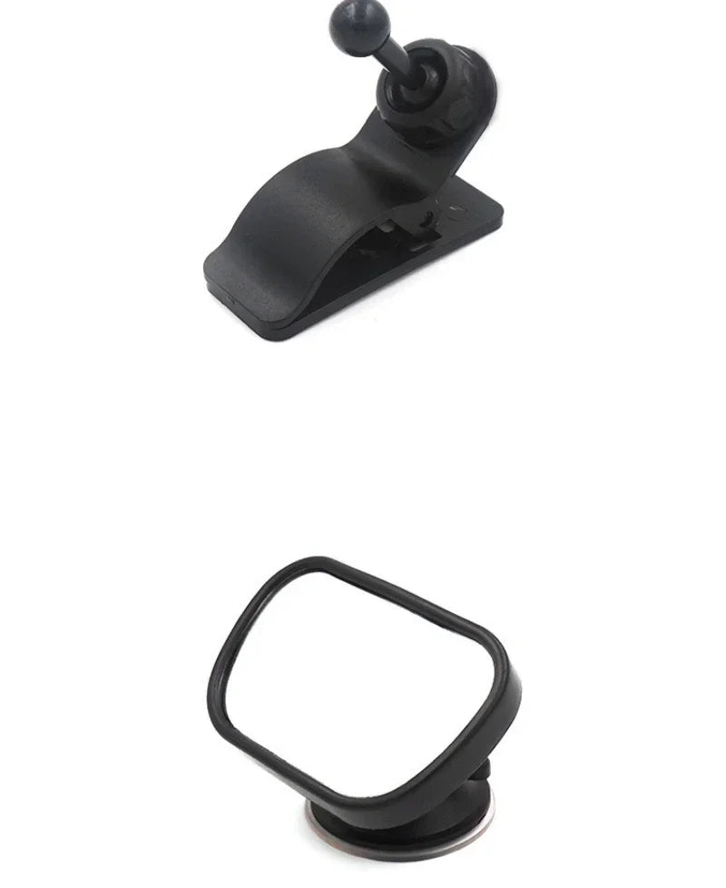 2 In 1 Kids Monitor Baby Rear View Mirror In-Car Baby Observation Mirror Car Rear Seat Child Safety Mirror Easy Installation