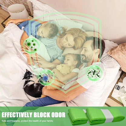 1/5/10Pcs Green Diaper Pail Baby Refills Bags For Angelcare Trash For Sangenic Tommee Tippee For twist & click For Genie