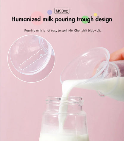 MAMIJOY Tire-lait manuel Alimentation bébé Tire-lait manuel Collecteur de sein Correction automatique Lait maternel Pompes en silicone