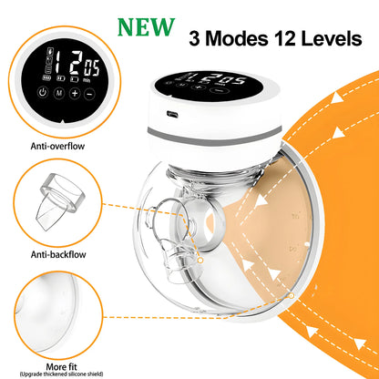 Tire-lait intelligent portable, tire-lait électrique entièrement automatique intégré, tire-lait portable, allaitement