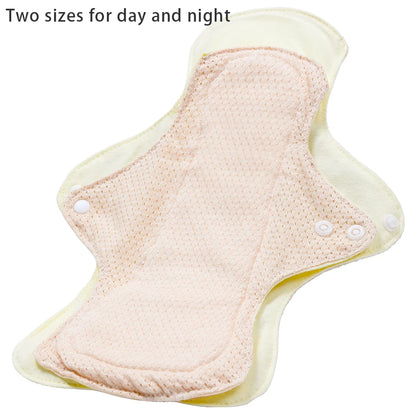 Serviettes hygiéniques en coton coloré BIAI, lavables et réutilisables, très absorbantes et respirantes, cadeau pour femme