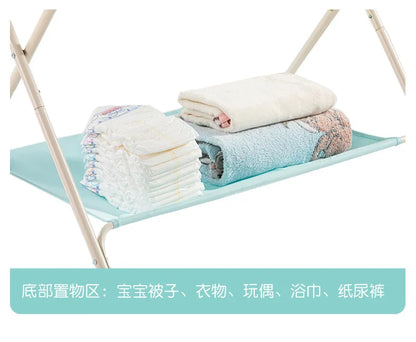 Diaper-Changing Table Baby Care Desk Portable Multifunctional Folding Newborn Baby Bath Diaper Changing Baby Care Table 기저귀 테이블