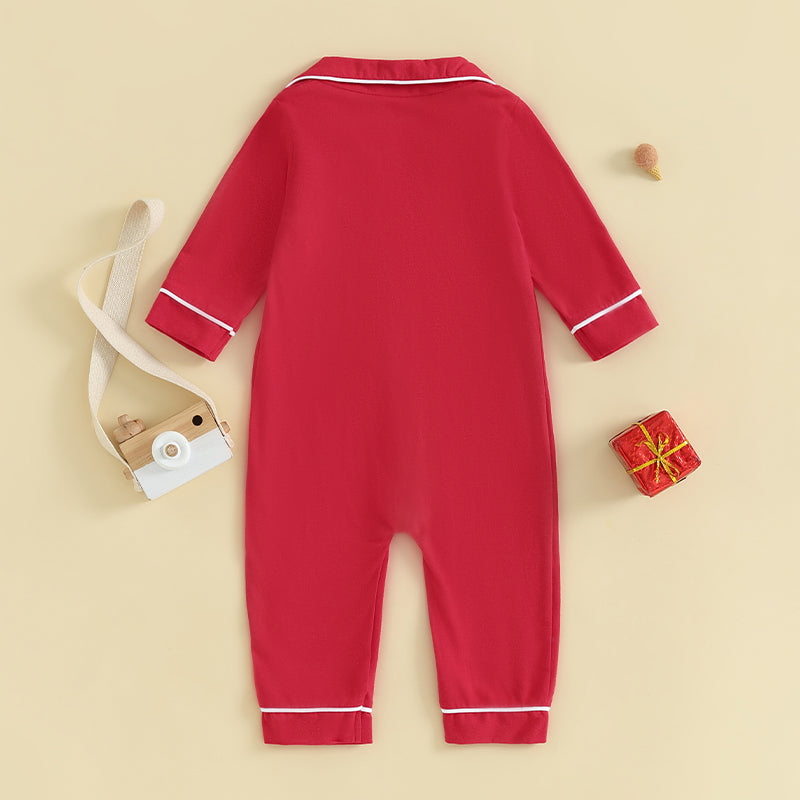 Barboteuse pour bébé garçon et fille, pyjama patchwork, col rabattu, boutons, manches longues, combinaison pour nourrisson, vêtements de nuit printemps-automne