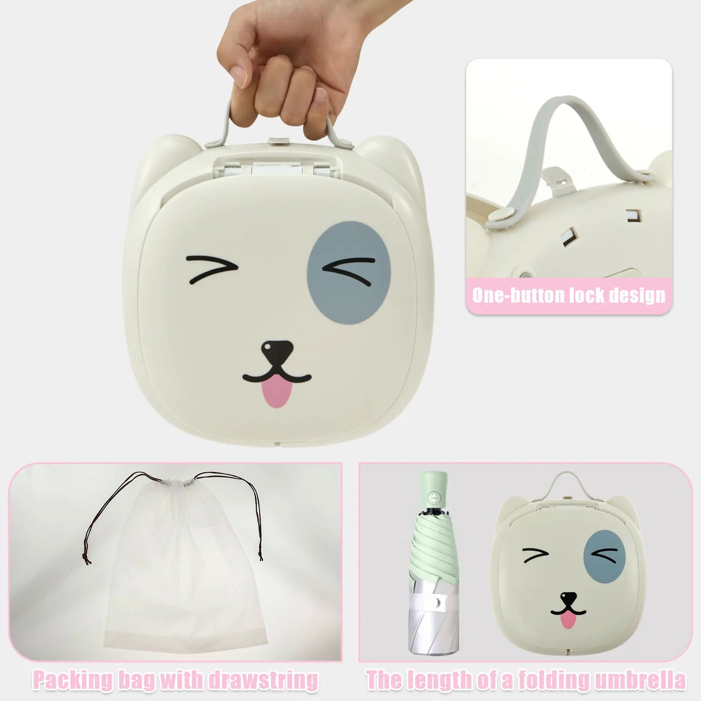 Travel Potty for Kids Toddler ABS Plastic Portable Potty with Stable Anti-slip Bottom Sturdy Curve Design Foldable Potty with