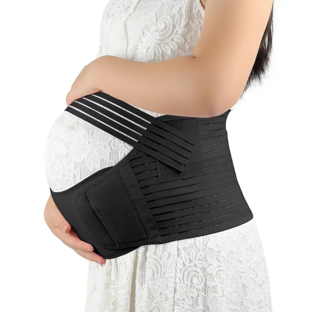 Ceinture de soutien respirante et réglable pour femmes enceintes, ceinture de soutien de la taille, ceinture prénatale et post-partum