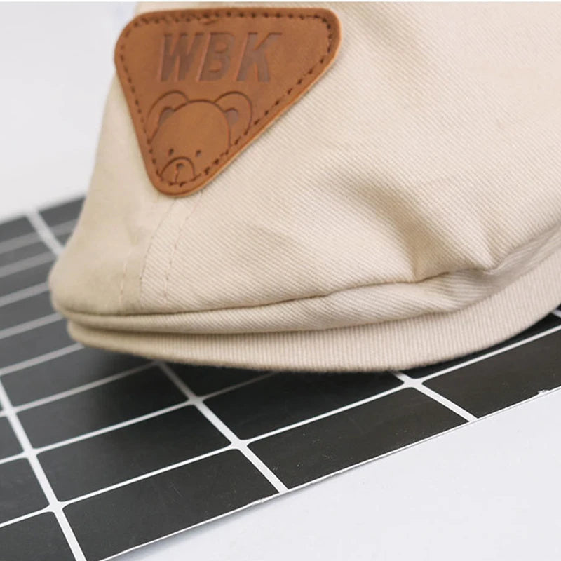 Toddler Boy Hat Gentleman Berets Cap Formal Spring Autumn Peaked Cotton Solid Newest Summer Newborn Baby Boy Cap Cotton Hats