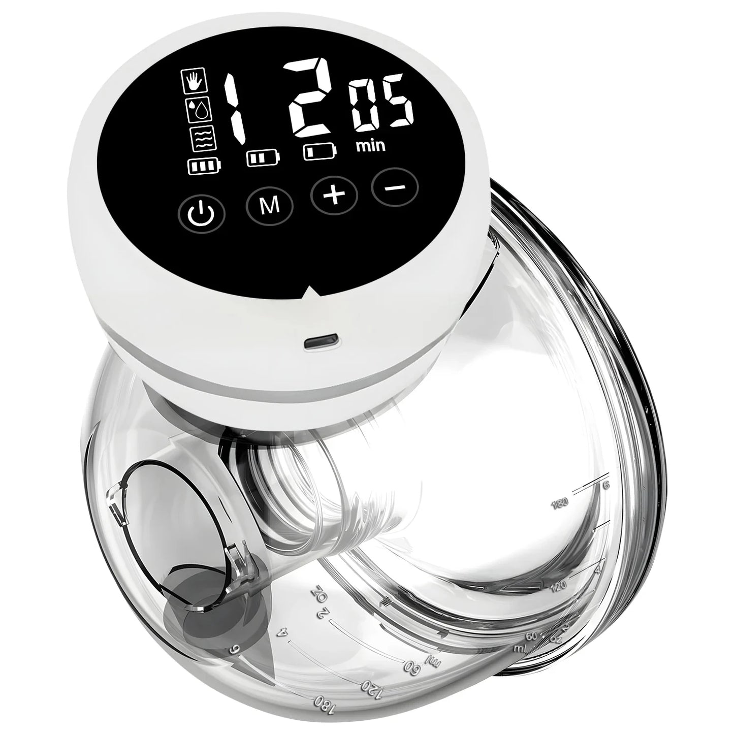Tire-lait portable électrique indolore double face entièrement automatique intégré mains libres collecteur de sein allaitement maternel