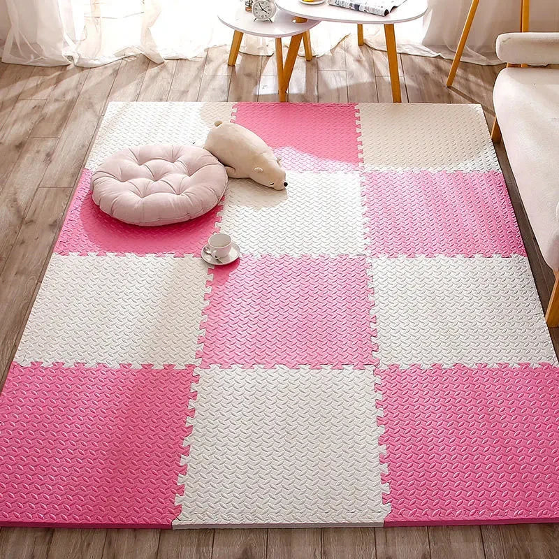 Baby Play Mat 12PCS Thick 1.2cm Activities for Play Mats Tatame Baby Mat Playroom Mat Floor Noise Mat Puzzle Mat Crawling Mat