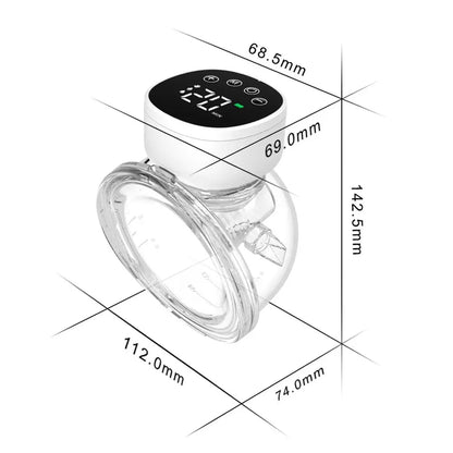 Tire-lait électrique mains libres, silencieux et invisible, extracteur de lait portable, 3 modes, collecteur de lait d'allaitement