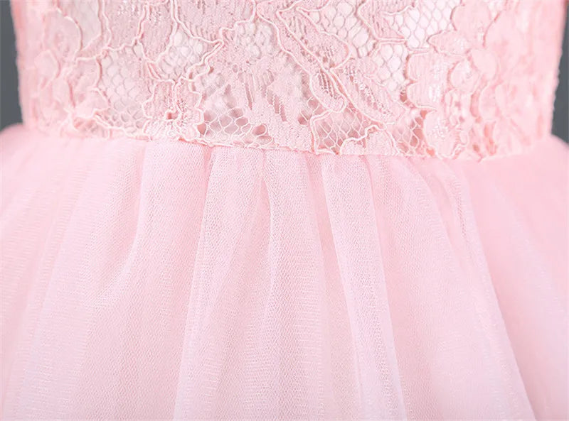 Robes de princesse à manches longues pour nouveau-né, tenue de fête, de mariage, de baptême, de fête ...