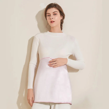30x50cm Anti Radiation Clothes Maternity Tops 5G EMF WiFi RFID Protect Pregnancy Tunic Silver Fabric Shield Tank Apron Gift