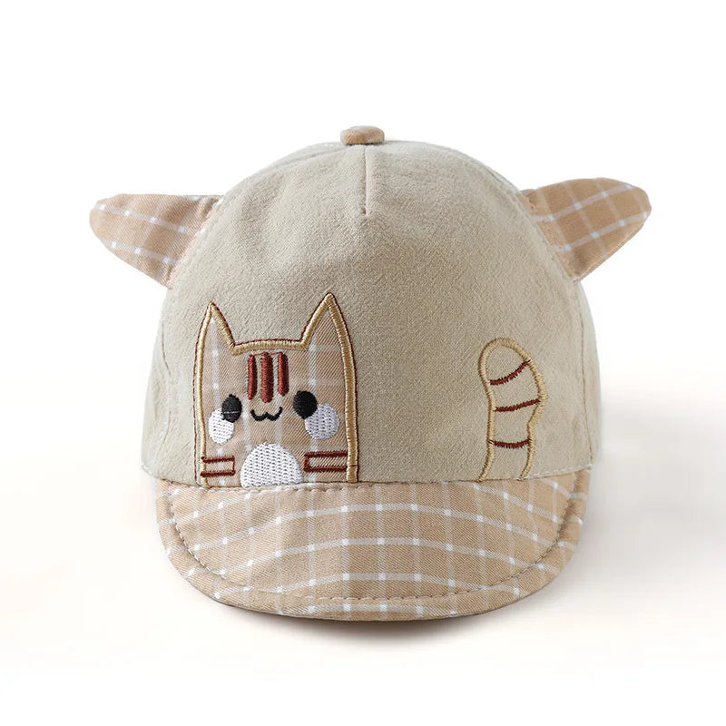 Cute Dinosaur Baby Bucket Hat Summer Newborn Baseball Cap Outdoor Beach Kids Baby Boy Girl Cartoon Bear Sun Hats Bonnets