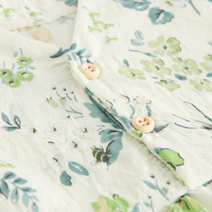 Robe d'été à manches courtes en coton pour petites filles, tenue de vacances, Sanlutoz Notely