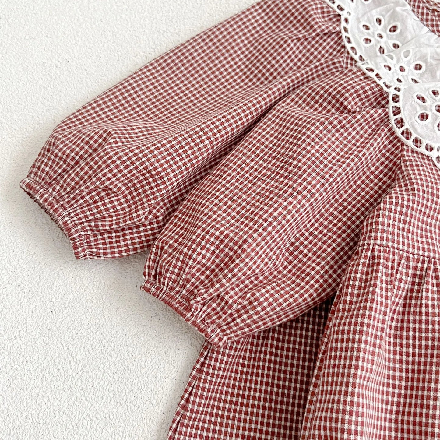Robe d'automne à manches longues et col en dentelle pour bébé fille, tenue princesse pour nouveau-né