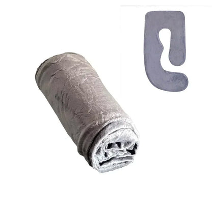 Oreiller de grossesse J 3 kg 6,6 lb pour femmes enceintes, sommeil, allaitement, maternité, soutien complet du corps pour le dos, le ventre, les hanches, les jambes, housse amovible