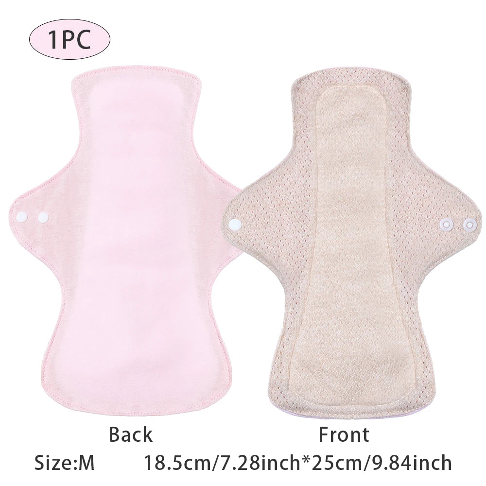 Serviettes hygiéniques en coton coloré BIAI, lavables et réutilisables, très absorbantes et respirantes, cadeau pour femme
