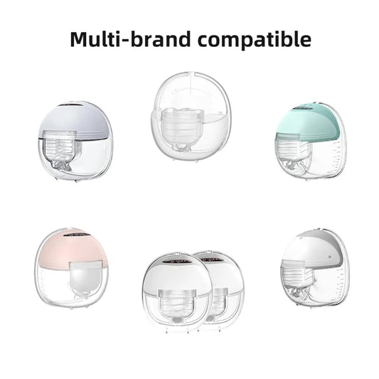 Bride 5 en 1, diaphragme en silicone et collecteur de lait, valves à bec de canard, corne pour tire-lait électrique S21 S18, accessoires de remplacement