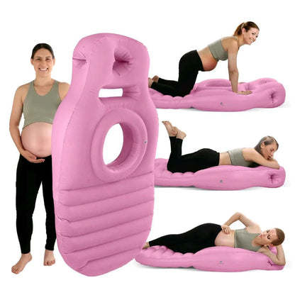 Matelas gonflable pour grossesse, tapis de yoga, oreiller de corps, oreiller de grossesse pour dormir, oreiller de corps