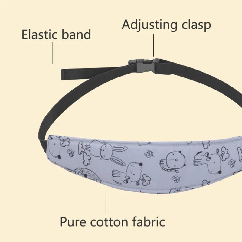 Car   Support for Kids Toddler Baby Carseat Neck Support Sleep Headrest  Strap Child Cartoon Eyeshade