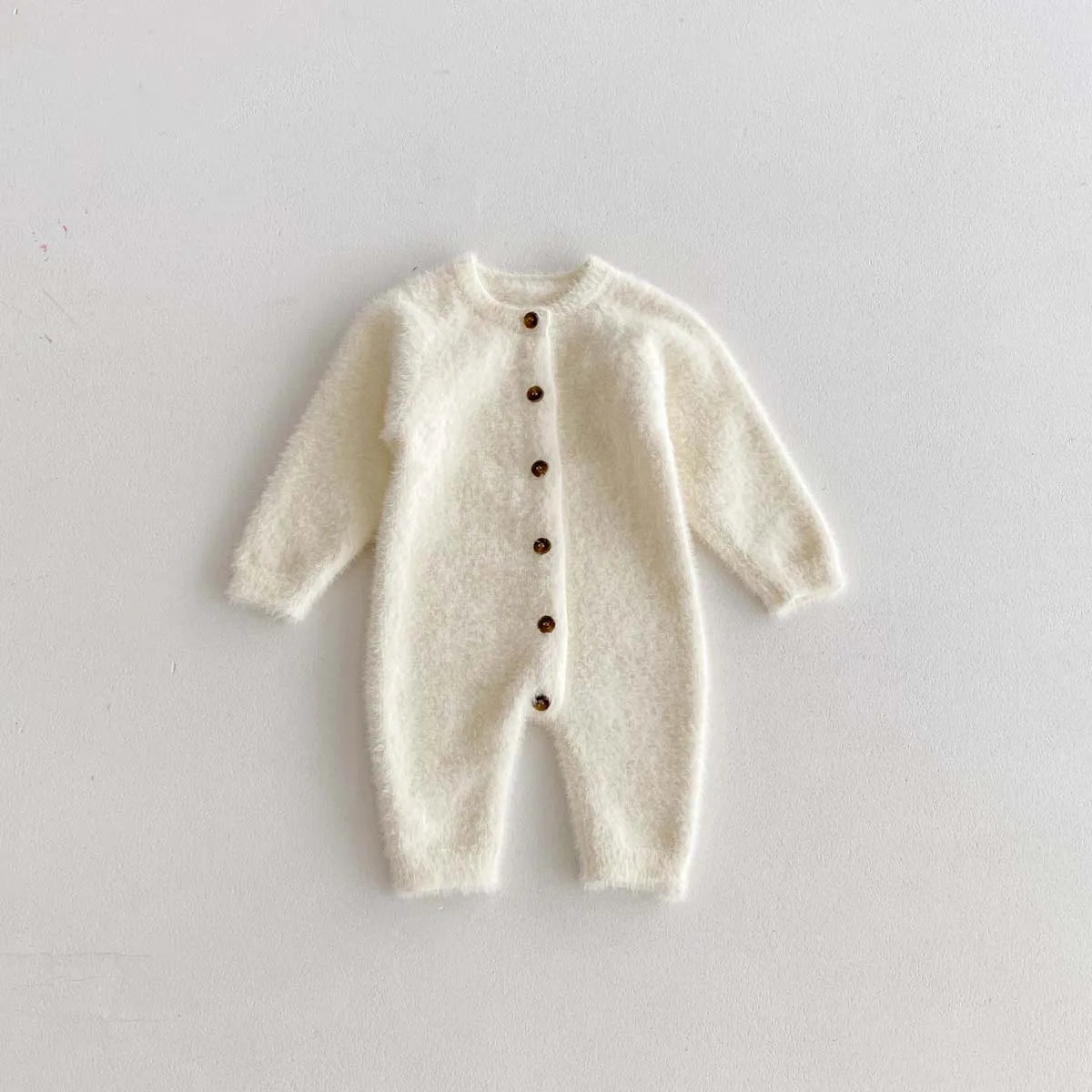 Combinaison en peluche super mignonne pour nouveau-né, automne et hiver, vêtements pour bébés garçons et filles, combinaison douce