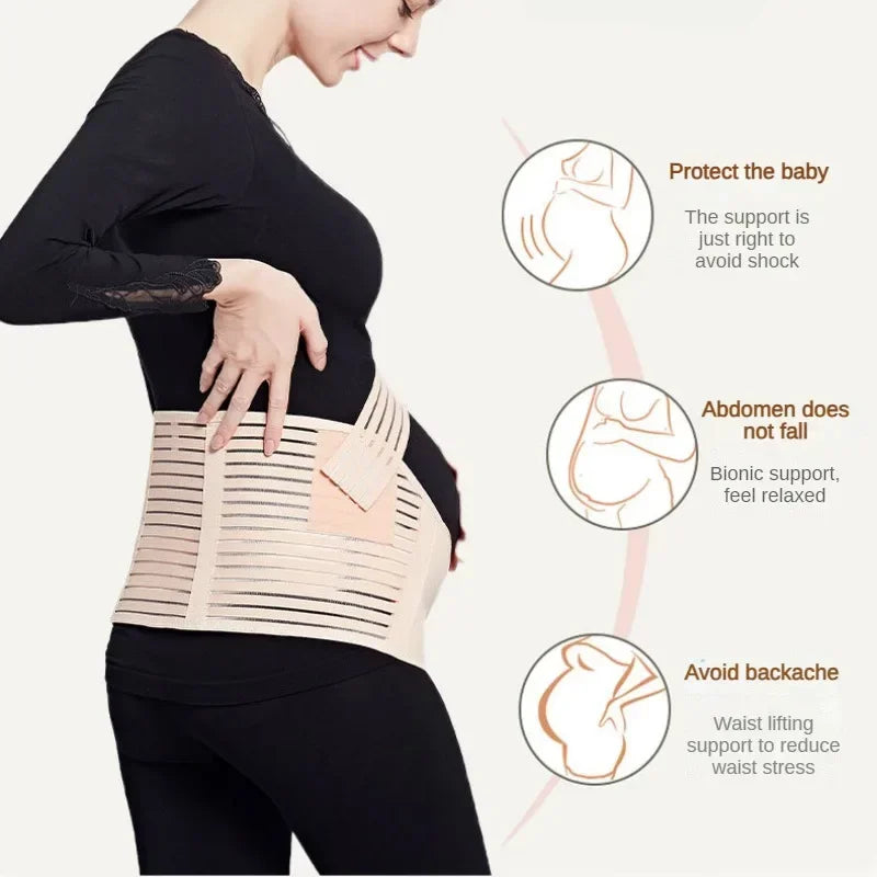 Ceinture de soutien abdominale pour femmes enceintes, ceinture de soutien ajustable pour le dos, ceinture de protection pour la maternité et la grossesse