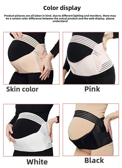 Ceinture de maternité 3 en 1, bande de soutien pour la grossesse avec bande ventrale pour soulager la douleur et la récupération post-partum, ceinture réglable