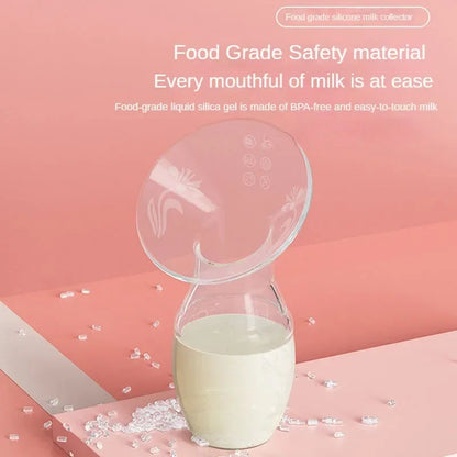 Tire-lait manuel en silicone de qualité alimentaire, récupérateur de lait maternel, tire-lait manuel en silicone, économiseur de lait maternel, accessoires pour tire-lait pour bébé