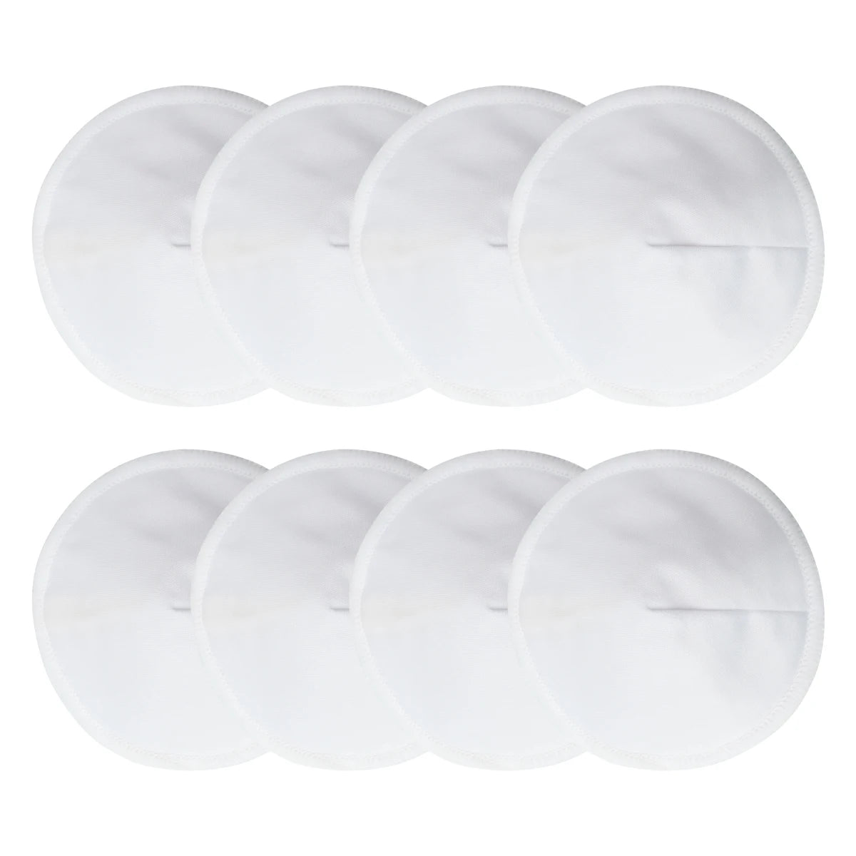 Lot de 8 coussinets d'allaitement bio lavables et réutilisables