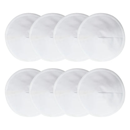 Lot de 8 coussinets d'allaitement bio lavables et réutilisables