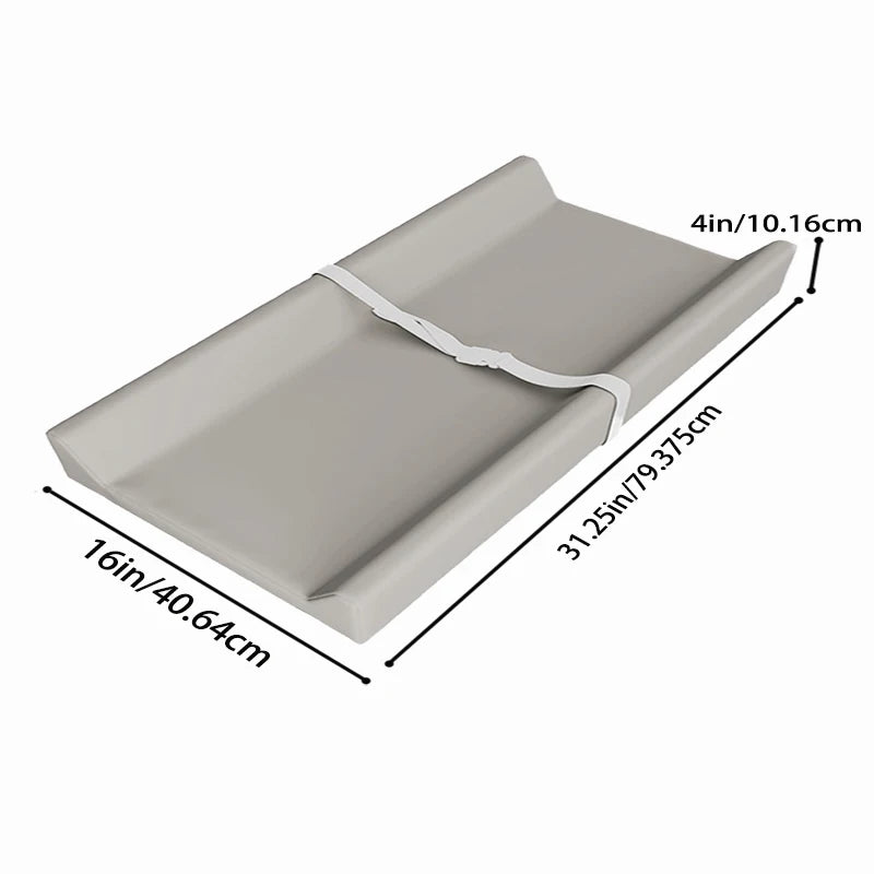 Portable Baby Changing Diaper Pad for Newborn Nappy Changing Table with Safety Strap Wipeable Soft Infant Nursing Mat Baby Stuff