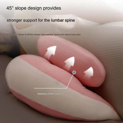 Oreiller de grossesse ergonomique pour dormeurs latéraux Coussin de soutien de grossesse Protection de la taille Soulage la pression abdominale et dorsale