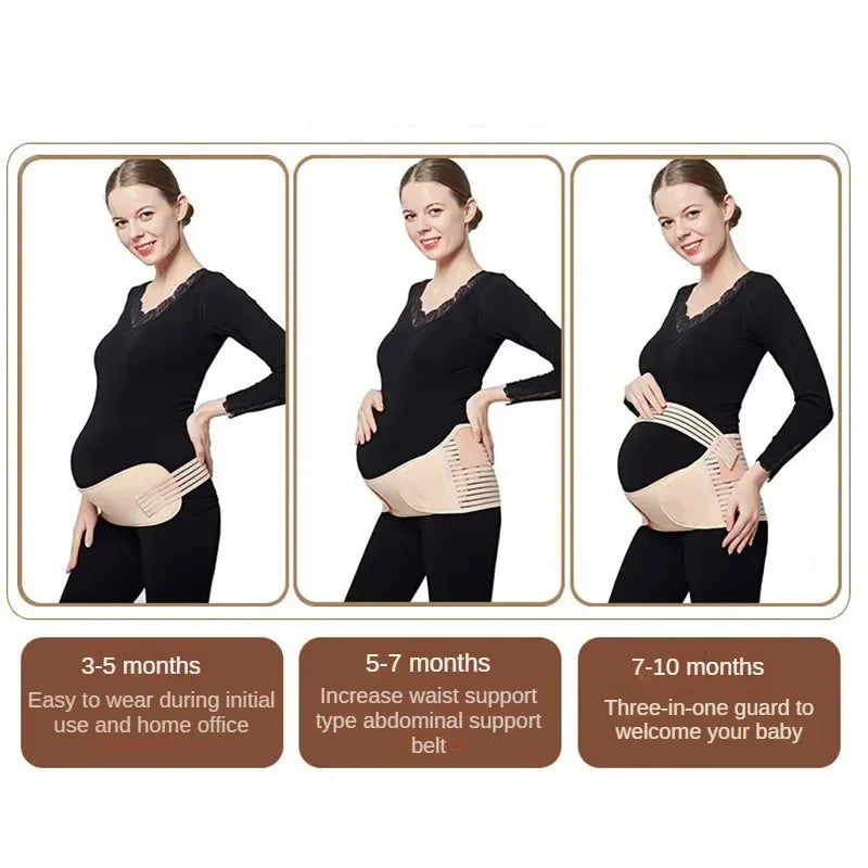 Ceinture de soutien abdominale pour femmes enceintes, ceinture de soutien ajustable pour le dos, ceinture de protection pour la maternité et la grossesse