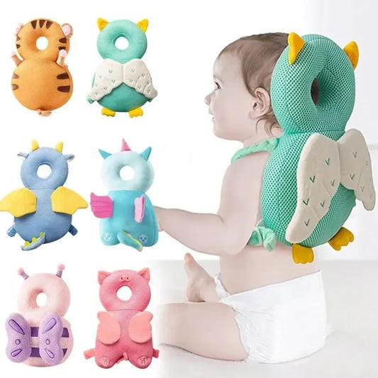 1PC Children's Anti-Fall Pillow Baby Toddler Head Pillow Breathable Pillow Learning To Walk Head Protection Pad Head Protection