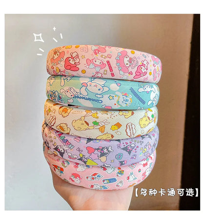 Sanliou Children's Cute Kuromi Headbands for Girls, Anti slip Headbands for Girls, bangs, Hair Breakers Artifactgift
