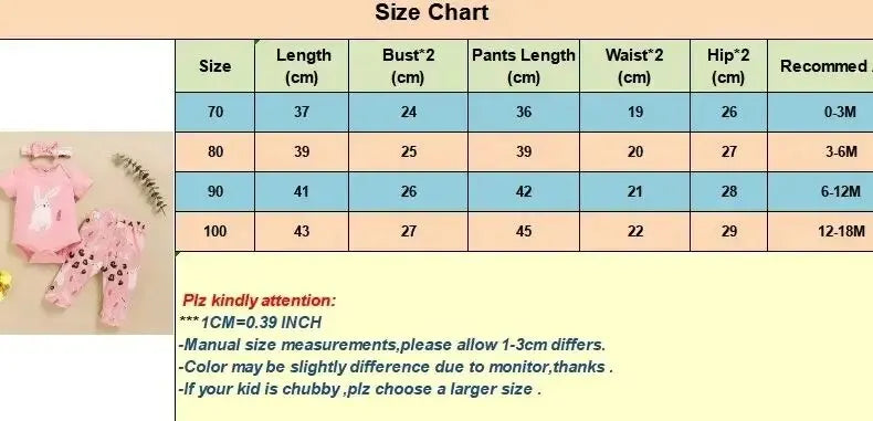 Ensemble 3 pièces pour nouveau-né fille, barboteuse à imprimé lapin + pantalon avec nœud papillon, tenue d'été décontractée